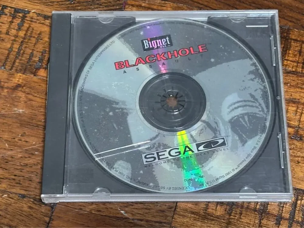 Black Hole Blackhole Assault Sega CD, 1992 Disc Only